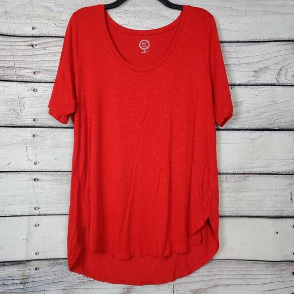 Maurices 24/7 Red Tunic Tee Women’s XL - Picture 1 of 6